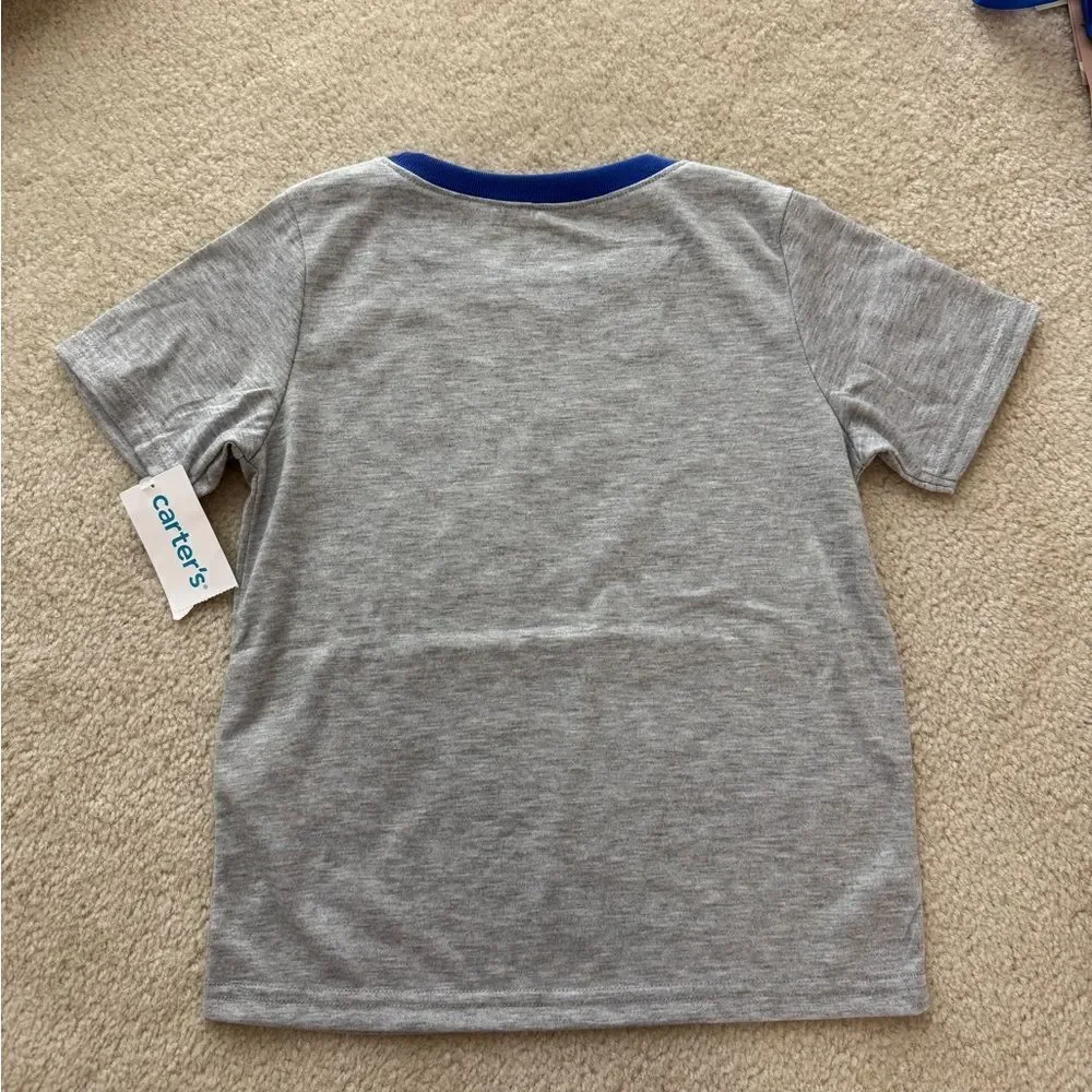 Kids Carters Pajama Shirt Only Sz 6 NWT